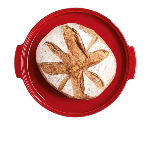Set pan casa Emile Henry color crudo molde cerámico campana panadería casera 7