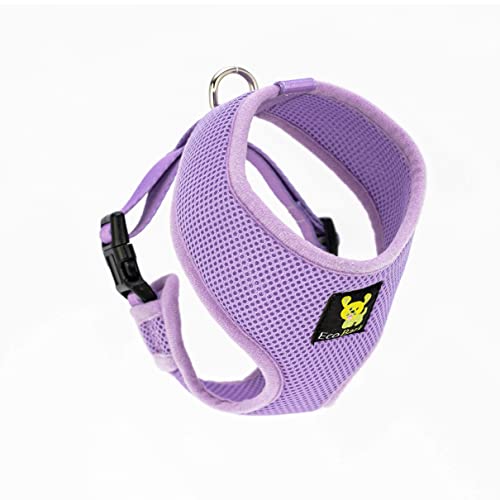 Image of Classic Dog Harness Innovative Mesh No Pull No Choke Design Soft Double Padded Breathable Vest for Eco-Friendly Easy Control Walking Quick Release for Puppies Toy Breeds & Medium Dogs (Lavender, XL)