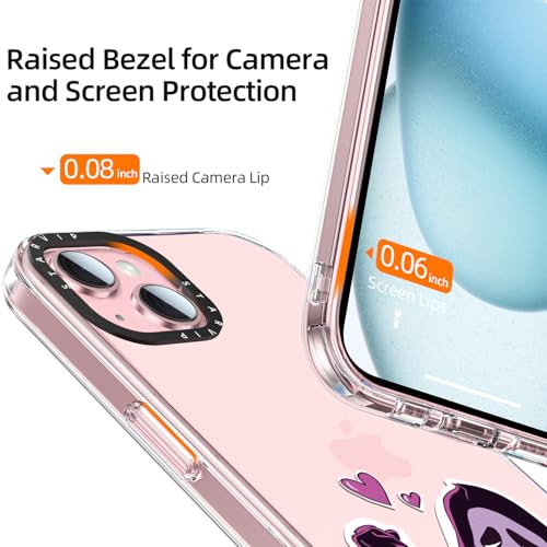 STARVIP Wildflower Phone Case for iPhone 14 Cute Trendy Aesthetic Floral Design for Women & Girls - Military-Grade Drop Protection - Clear Hard Shell Protective Cover - Love Ghost by STARVIP - Used condition - US$5.97