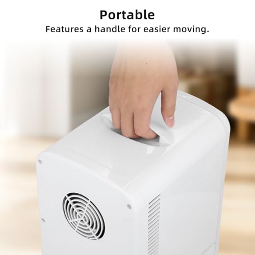 Image of Antarctic Star 4L /6 Can Portable Mini Fridge,Personal Compact Refrigerator,Small Cooler for Food,Drinks or Skin Care, AC /DC for Bedroom, Car, Office & Dorm, White