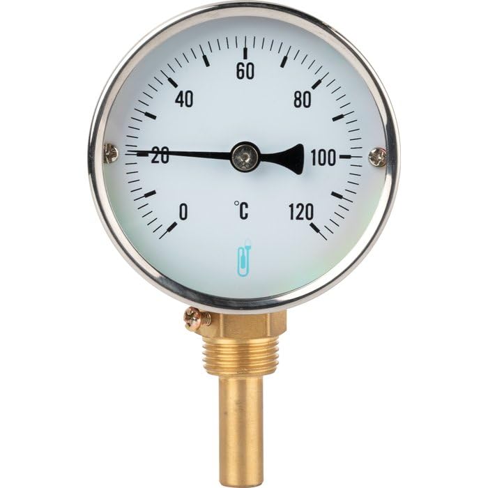 Thermomètre radial Distrilabo - Diamètre 63 mm - Longueur 65 mm