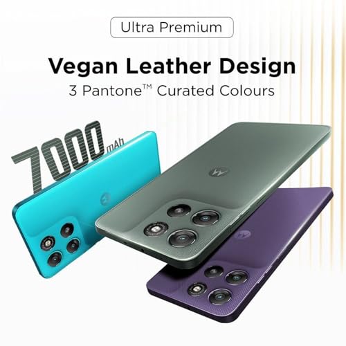 Image of Motorola G67 Power 5G (Pantone Parachute Purple, 8GB RAM, 128GB Storage) | 6.7 inch FHD+ 120Hz LCD Display | Snapdragon 7s Gen2 Processor | 50MP + 8MP UW Camera | 7000mAh Battery with 30W Charger | IP64