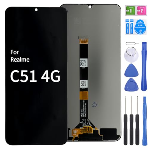 Écran tactile de remplacement pour Realme C51 4G réparer affichage cassé noir