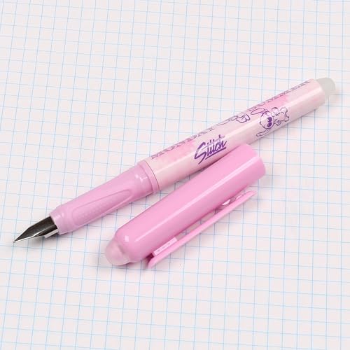 DISNEY Stitch Radierbarer Stift mit Radiergummi, radierbarer Stift, blaue Tinte, Schule (C)