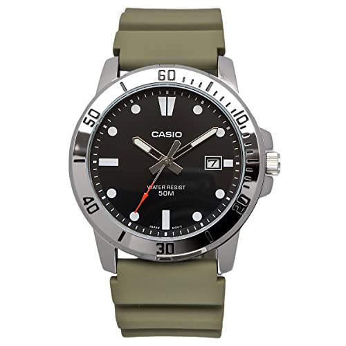 [カシオ] CASIO スタンダード アナログ クオーツ メンズ 腕時計 MTP-VD01-3EV ミリタリー オリーブ 海外モデル [並行輸入品] 商品画像3