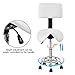 Beauty Salon Stool, Safeplus Rolling Saddle Chair Adjustable Massage Chair, Tattoo Facial Spa with Backrest (Adjustable Hydraulic with Wheel)