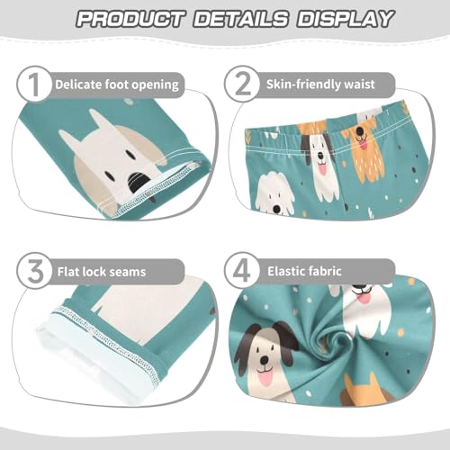 Bolaz Toddler Girls Leggings Printed Yoga Pants Leggings Car Shiba Inu for Kids3