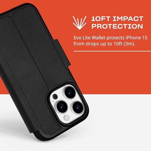 Portefeuille iPhone 15 Pro tech21 Coque Evite Ecran Brisé 3 Cartes