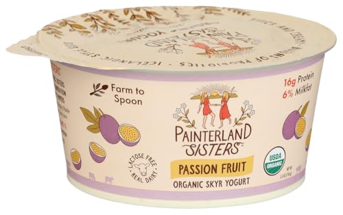 Painterland Sisters Organic Passion Fruit Skyr, 5.3 Ounce