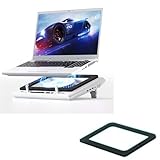 llano V12 Laptop Cooling Pad Bundle with Memory Foam Seal & Dust-Proof