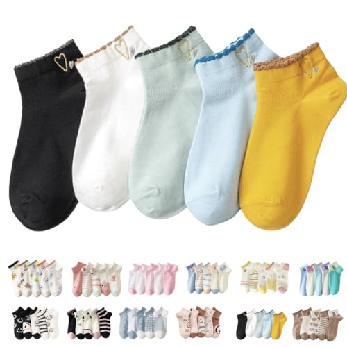 Image of Women's and Girls Cotton Ankle Length Socks