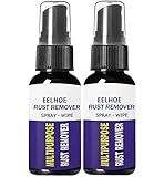 Rust Remover Spray - Multi-Purpose Rust Remover Rust Inhibitor Derusting Spray, Rustout Instant Remover Spray, Anti Rust Inhibitor Derusting Spray, Car Maintenance Cleaning Rust Dissolver (2pcs 30ml)