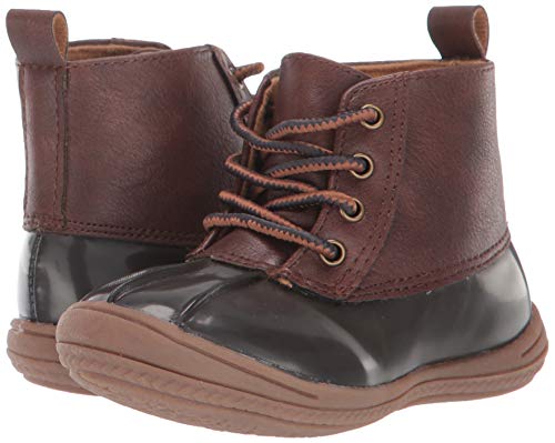 Josmo Baby Luke Fashion Boot, Brown Patent/Brown, 7 Medium Us Toddler #TOP6