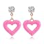 Pink Heart Earring