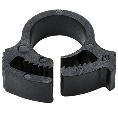 SNP3GHS0M4 Snapper Hose Clamps, 396"/.45" Min/Max Diameter, PA66GF13%, Black (Pack of 1000)