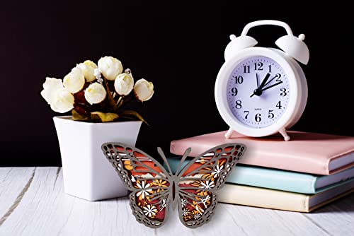 Forest Butterfly Decor Wooden Animal Statues Wall Art For Home Office Work Desktop Decor Farm Rustic Cabin Farmhouse Room Wall Decor For Boys Birthday Gift Housewarming Gift 3D Christmas Decor #TOP3