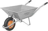 Carrinho de Mão Extraforte, Caçamba Metálica Reforçada, Braço Metálico, Tramontina, 65 L