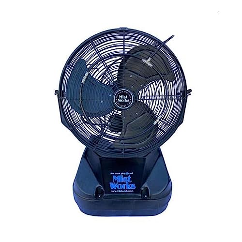 Mist Works 18-Inch Table Top Portable Misting Fan - M2G-TT-HPB