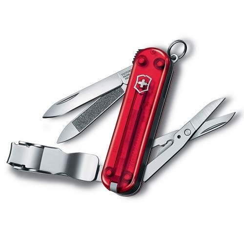 Victorinox Taschenmesser Nagelknipser Nail Clip 580 (8 Funktionen, Nagelknipser, Schere, Nagelfeile, Klinge)