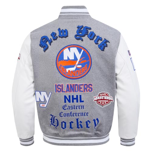 Image of Pro Standard Mens NHL Old English Varsity Jacket