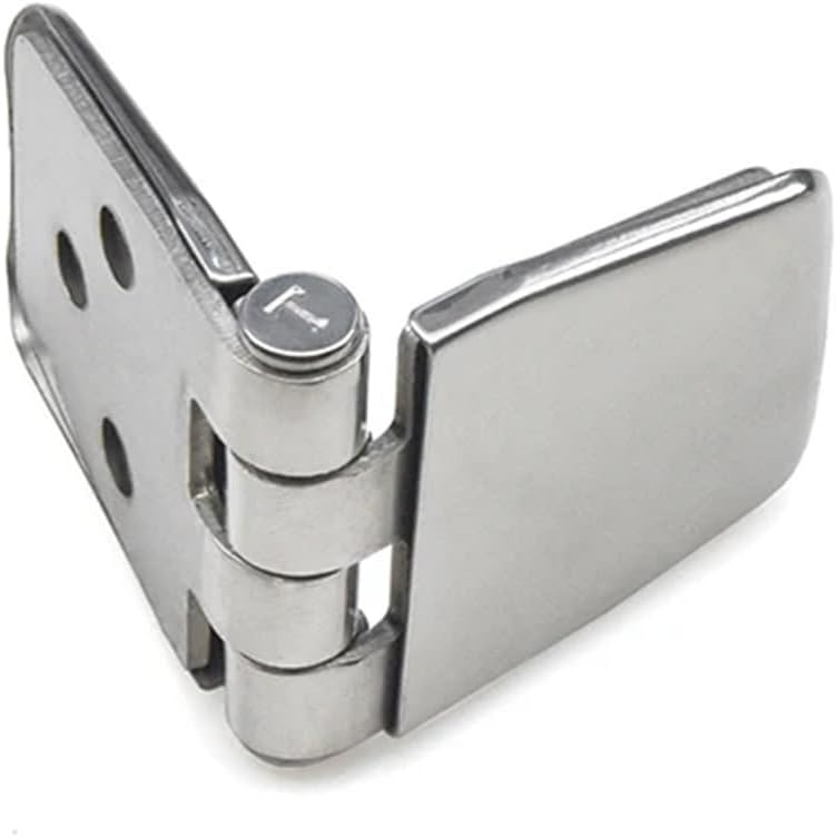 XK451 Removable Cover Conceal 316 Stainless Steel Mirror Polished Hinged Marine Industrial Hinge 1Pcs