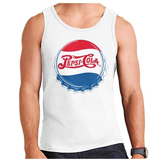 Pepsi Cola 1945 Retro Bottlecap Men's Vest