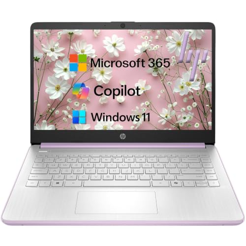 HP 14" Laptop Computer 2026, Intel N150 CPU, Office 365, 128GB UFS | Copilot AI, 1TB Cloud Storage, WiFi 6, Fast Charging, Long Battery Life, Windows 11 for Office & Student, Honey Lavender - image 1