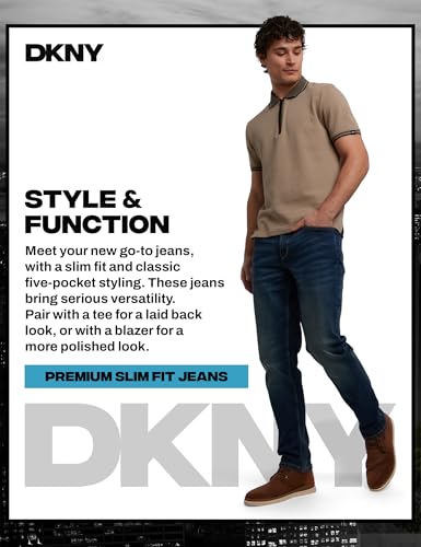 DKNY Jeans for Men - Premium Soft Slim Fit Mens Stretch Jeans4