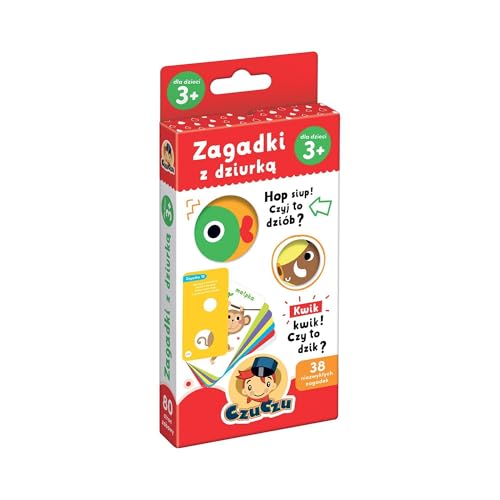 CzuCzu Zagadki z dziurka dla dzieci 3+