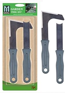 MIDHILL® 2 PACK PATIO WEED MOSS REMOVER Garden Paving Brick Drive Clean Tools HEAVY DUTY SET