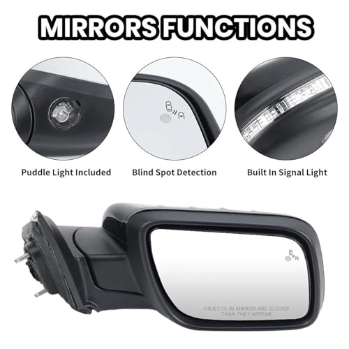 Rétroviseur angle mort Ford Explorer 2011-2015 connecteur 9 broches - 4