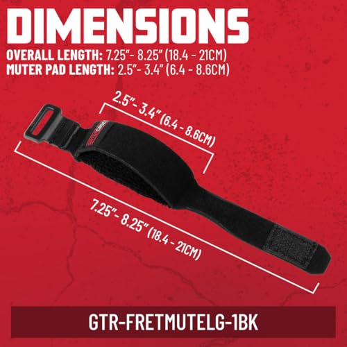 Image of Gator Fret Mute String Dampener - Large Black