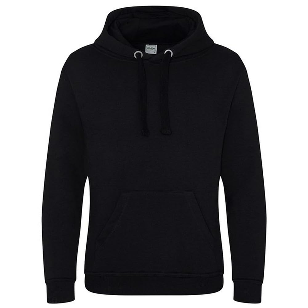AWDis Just Hoods JH101 Heavyweight Hoodie - Jet Black - XS