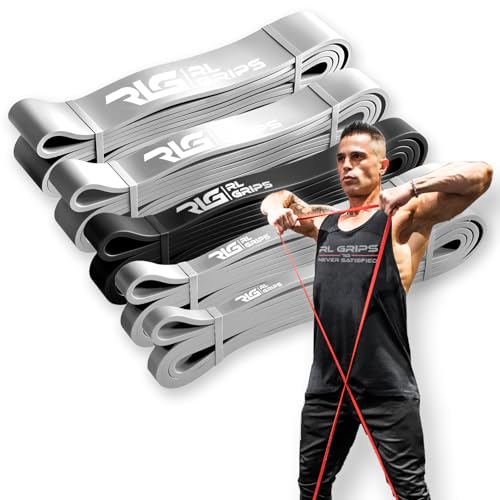 RL Grips® Bandas Elásticas de Resistencia para Musculación - Goma...