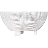 Creative Co-Op Small Distressed Cream Footed Terracotta Planter with Fluted Texture