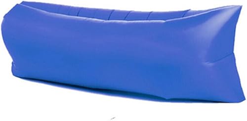 Inflable impermeable al aire libre sofá camping cama portátil Airbed Sofá (azul)
