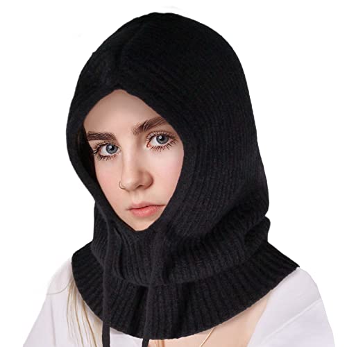 HAPPYPOP Balaclava, Balaclava Beanie Kapuze Fleece Mütze Winter mütze Motorrad Biker Snowboard Winddicht Kälteschutz Skimaske Damen Sturmhaube Gesichtshaube Hut Gesichtsmaske Wintersport Outdoor Cover
