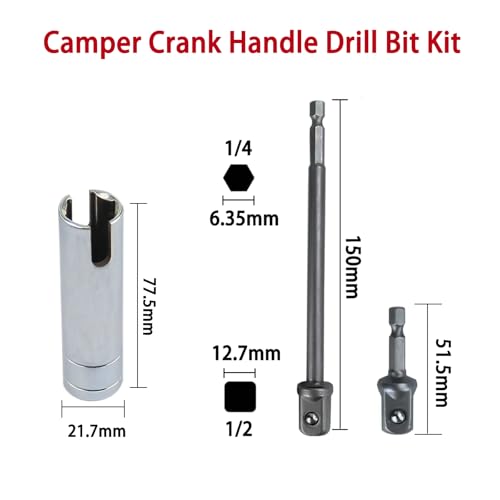 SGTBQLL Pop Up Camper Crank Handle for Coleman Fleetwood, 3/8" Socket by SGTBQLL - Image 2