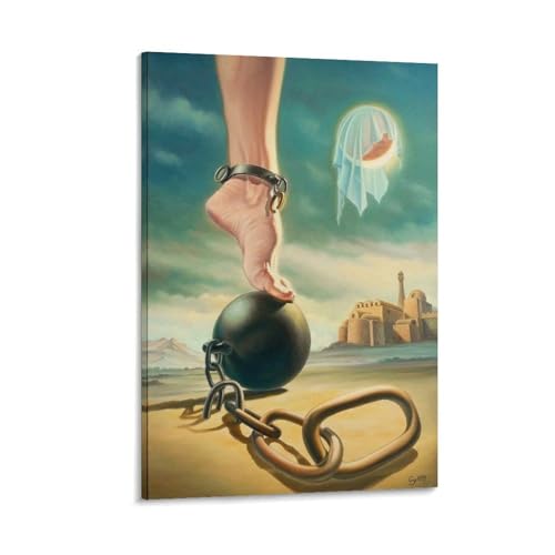 �T���o�h�[���E�_�� �|�X�^�[ (18) �I�t�B�X �x�b�h���[�� �_�C�j���O���[������ �L�����o�X ��� �A�[�g�p�l��16x24inch(40x60cm)