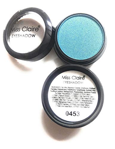 Image of Miss Claire Single Eyeshadow shade no.0453, Greenish Blue Shimmery Finish, Powder
