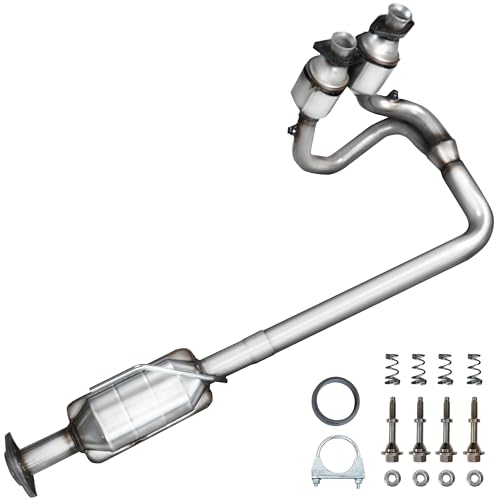 JT Exhaust Catalytic Converter Compatible with Jeep Wrangler 2004 2005 2006 4.0L (EPA Compliant)