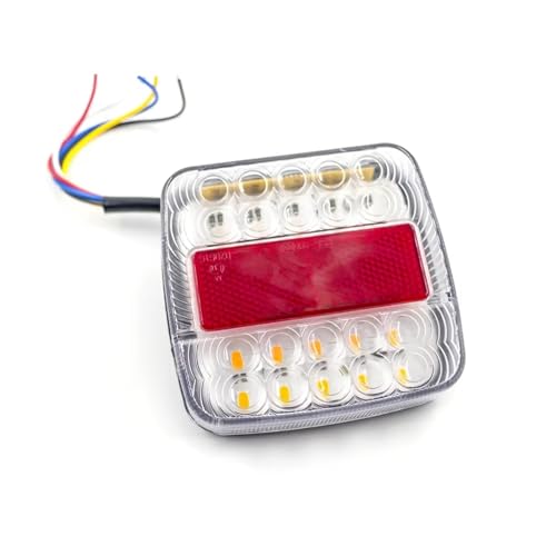 Feux arrière LED super lumineux avec éclairage plaque intégré pour remorques - 7