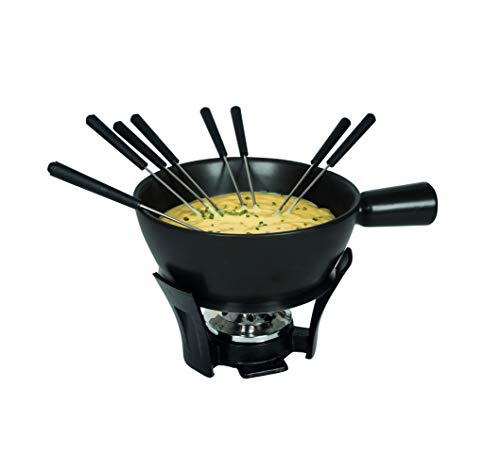 BOSKA 853541 Nero Large Cheese Fondue Set, 2.2 Liters, Black