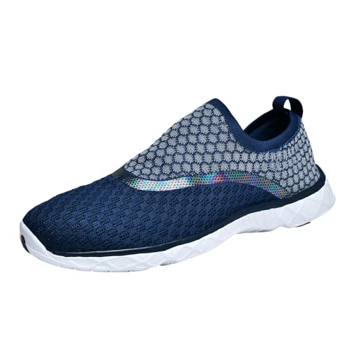Image of Men's Quick Drying Aqua Water Shoes,3-Second Drainage & All-Terrain for Swimming,Hiking,Yoga