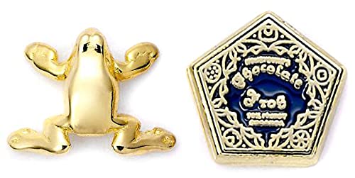 Harry Potter Chocolate Frog Donna Set Di Orecchini Dorato Lega Di Zinco