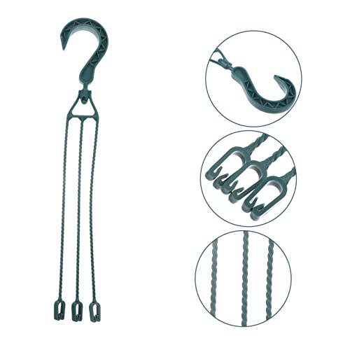 Kisangel 13450167199096 5Pcs Hanging Basin Basin Hook Swivel Plant Hanger Wall Mounted Clothes Rack Hanging Chains For Plants Plant Pot Chain Hanger Rotating Stand Plastic Orchid Lantern Chain To Rotate thumb #7
