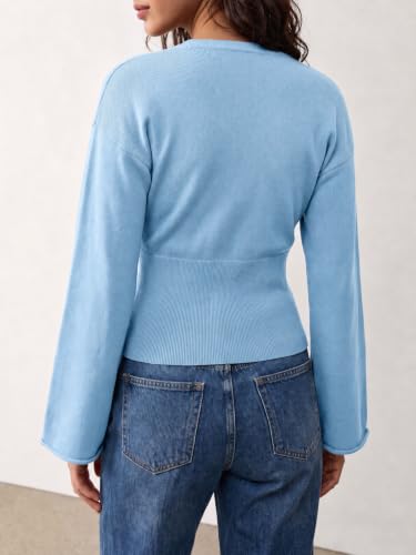 Women's Bell Sleeve Knit Sweater - image 5