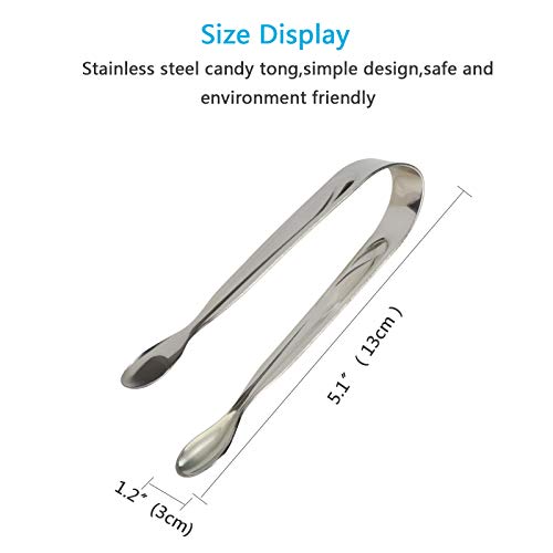 ZoomSky 6pcs Pinza per Zucchero a Forma di U Pinza...