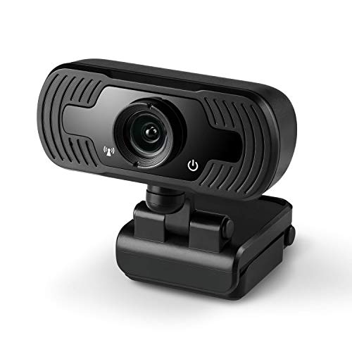 Webcam T250 - CSL Full-HD-Webcam, 1920x1080@30Hz, integriertes Mikrofon, Klemmhalterung, 100° Aufnahmewinkel, Videochat, Home Office, 1080p