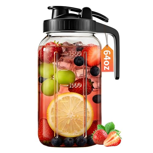 Save 10% on 64oz Glass Pitcher with Lid & Spout